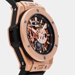 Pre Owned ساعة يد رجالية هوبلو بيغ بانغ ميكا-10 كينغ غولد 414.OI.1123.RX مستعملة