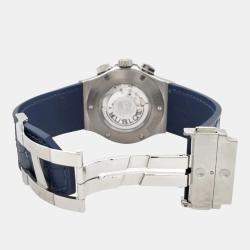 Pre Owned Hublot Classic Fusion 521.NX.7170.LR Automatic Blue Titanium Men's Wristwatch 45 mm