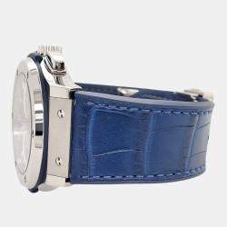 Pre Owned Hublot Classic Fusion 521.NX.7170.LR Automatic Blue Titanium Men's Wristwatch 45 mm