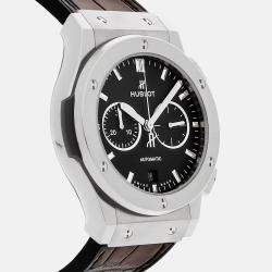 Pre Owned Hublot Classic Fusion 541.NX.1171.LR Automatic Black Titanium Men’s Wristwatch 42 mm