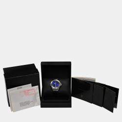 Pre Owned ساعة يد رجالية هوبلو إم دي إم 1850.1 أوتوماتيك زرقاء من الستانلس ستيل 41 مم