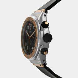 Pre Owned Hublot Super B Flyback 1926.7 Automatic Black Stainless Steel Men's Wristwatch 42 mm