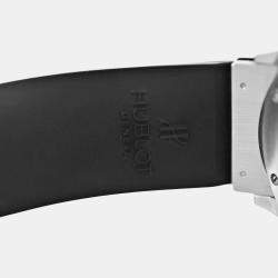 Pre Owned Hublot Super B Flyback 1926.7 Automatic Black Stainless Steel Men's Wristwatch 42 mm