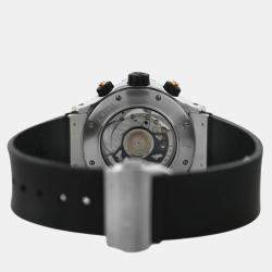 Pre Owned Hublot Super B Flyback 1926.7 Automatic Black Stainless Steel Men's Wristwatch 42 mm