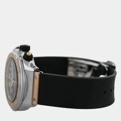 Pre Owned Hublot Super B Flyback 1926.7 Automatic Black Stainless Steel Men's Wristwatch 42 mm