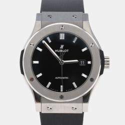 Pre Owned ساعة يد رجالية هوبلو "كلاسيك فيوجن 542.NX.1270.RX" تيتانيوم أوتوماتيكي 42 مم