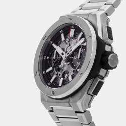 مملوكة مسبقًا Pre-Owned Hublot Big Bang Integral 451.NX.1170.NX Black Automatic Titanium Men's Wristwatch 42 mm