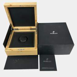 Pre Owned ساعة يد رجالية هوبلو كلاسيك فيوجن تشوكر إصدار محدود 537.NI.7417.VR 45 مم مستعملة