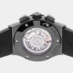 Pre Owned ساعة يد رجالية هوبلو كلاسيك فيوجن كرونوغراف بلاك ماجيك 521.CM.1771.RX 45 مم مستعملة