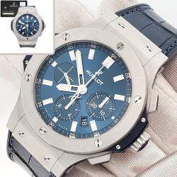 Pre Owned Hublot Big Bang 301.SX.7170.LR Automatic Blue Stainless Steel Men's Wristwatch 44 mm