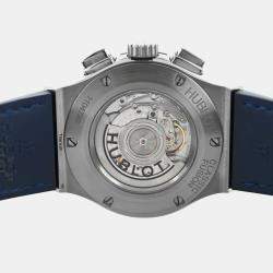 Pre Owned Hublot Classic Fusion 521.NX.7071.LR Automatic Grey Titanium Men's Wristwatch 45 mm