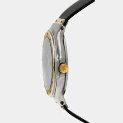 Pre Owned Hublot MDM Classic 1581.2 Automatic Blue 18k Yellow Gold Stainless Steel Men's Wristwatch 36 mm