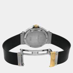 Pre Owned Hublot MDM Classic 1581.2 Automatic Blue 18k Yellow Gold Stainless Steel Men's Wristwatch 36 mm