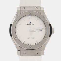 Pre Owned Hublot Classic Fusion 542.NX.2611.LR Automatic Titanium Men's Wristwatch 42 mm