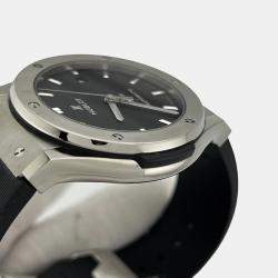 Pre Owned Hublot Classic Fusion 511.NX.1171.RX Automatic Black Titanium Men's Wristwatch 45 mm