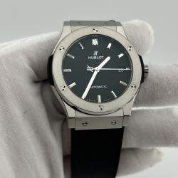 Pre Owned Hublot Classic Fusion 511.NX.1171.RX Automatic Black Titanium Men's Wristwatch 45 mm