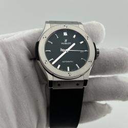 Pre Owned Hublot Classic Fusion 511.NX.1171.RX Automatic Black Titanium Men's Wristwatch 45 mm