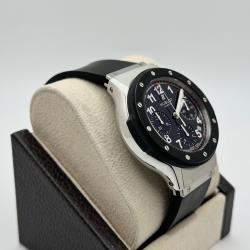 Pre Owned Hublot Super B Black Magic 1926.10 Automatic Black Dial Stainless Steel Men's Wristwatch 42 mm