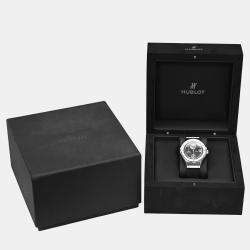 Pre Owned Hublot Classic MDM 1860.1 Automatic Stainless Steel Men's Wristwatch 38 mm