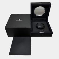 Pre Owned Hublot Big Bang Unico 451.GX.5220.GX Automatic Chronograph Green Dial Ceramic Men's Wristwatch 42mm