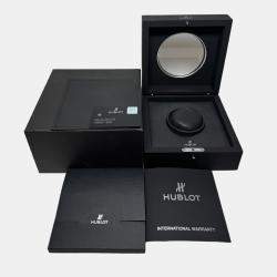 Pre Owned ساعة يد رجالية هوبلو كلاسيك فوشن 545.NX.2210.LR تعبئة يدوية بيضاء تيتانيوم 42 مليمتر قديمة الاستخدام