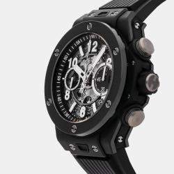 مملوكة مسبقًا Hublot Big Bang Unico 421.CI.1170.RX Automatic Chronograph Skeleton Dial Ceramic Wristwatch 44mm