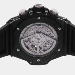 مملوكة مسبقًا Hublot Big Bang Unico 421.CI.1170.RX Automatic Chronograph Skeleton Dial Ceramic Wristwatch 44mm