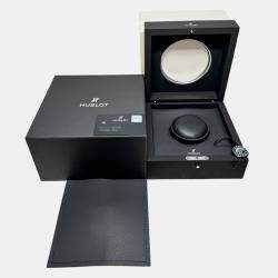 مملوكة مسبقًا ساعة يد رجالية هوبلو بيج بانج ميكا-10 بلاك ماجيك 414.CI.1123.RX أوتوماتيك سوداء سيراميك 45 مم مستعملة