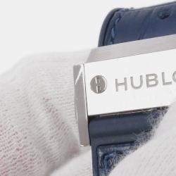 مملوكة مسبقًا Hublot Classic Fusion 542.NX.7170.LR Automatic Blue Titanium Men's Wristwatch 42 mm