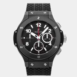 مملوكة مسبقًا Hublot Big Bang 301.CX.130.RX Black Ceramic Automatic Men's Watches 44mm