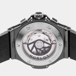 Pre Owned Hublot Big Bang 301.CX.130.RX Black Ceramic Automatic Men's Wristwatch 44mm