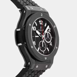 Pre Owned Hublot Big Bang 301.CX.130.RX Black Ceramic Automatic Men's Wristwatch 44mm