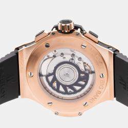Pre Owned Hublot Big Bang 341.PB.131.RX Black Rose Gold Automatic Men's Wristwatch 41mm