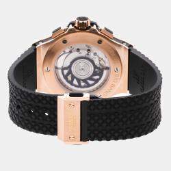 Pre Owned Hublot Big Bang 341.PB.131.RX Black Rose Gold Automatic Men's Wristwatch 41mm