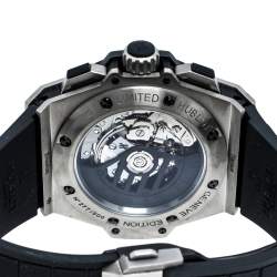 Hublot Black Zirconium Titanium King Power Foudroyante Limited Edition 715.ZX.1127.RX Men's Wristwatch 48 mm