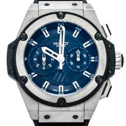 Hublot Black Zirconium Titanium King Power Foudroyante Limited Edition 715.ZX.1127.RX Men's Wristwatch 48 mm
