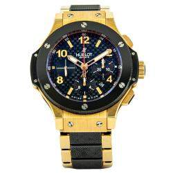 Hublot Black 18K Yellow Gold Big Bang Men's Wristwatch 42 MM