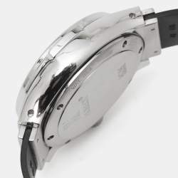 Pre Owned Hublot Silver Stainless Steel Rubber MDM 1810.1 Men's Wristwatch 40 mm