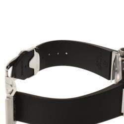 Pre Owned Hublot Black Diamonds Stainless Steel Big Bang Evolution 301.SX.1170.RX.1704 Men's Wristwatch 44 mm