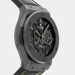 Hublot Black Ceramic Classic Fusion 525.CM.0179.VR.PEL14 Automatic Men's Wristwatch 45 mm