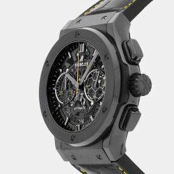 Hublot Black Ceramic Classic Fusion 525.CM.0179.VR.PEL14 Automatic Men's Wristwatch 45 mm