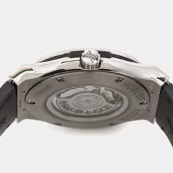 Hublot Green Titanium Alligator Leather Rubber Classic Fusion 511.NX.8970.LR Men's Wristwatch 45 mm