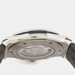 Hublot Green Titanium Alligator Leather Rubber Classic Fusion 511.NX.8970.LR Men's Wristwatch 45 mm
