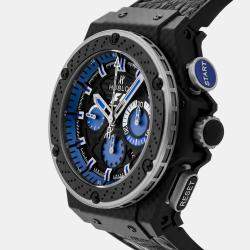 Hublot Black Carbon Fiber King Power 703.QM.1129.HR.FIL11 Automatic Men's Wristwatch 48 mm