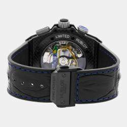 Hublot Black Carbon Fiber King Power 703.QM.1129.HR.FIL11 Automatic Men's Wristwatch 48 mm