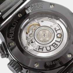 Hublot Black Ceramic Classic Fusion 525.CM.0170.RX Automatic Men's Wristwatch 45 mm