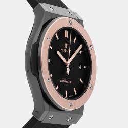 Hublot Black Ceramic Classic Fusion 511.CO.1181.RX Automatic Men's Wristwatch 45 mm