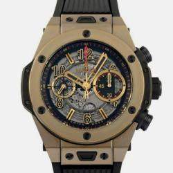 Hublot Silver Titanium Big Bang 411.MX.1138.RX Automatic Men's Wristwatch 45 mm