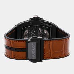 Hublot Skeleton Ceramic Big Bang 614.CI.1170.RX Manual Winding Men's Wristwatch 45 mm