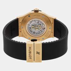 Hublot Black 18k Yellow Gold Classic Fusion 511.VX.1280.RX.MDM40 Automatic Men's Wristwatch 45 mm